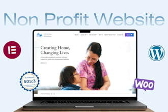 build a high impact nonprofit, charity, 501c3, or ngo website on wordpress