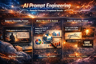 craft professional ai prompts for content creation and or marketing