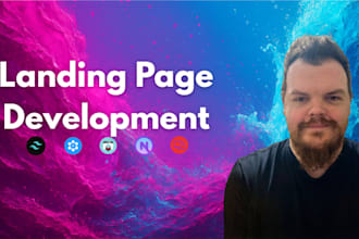 create a professional landing page