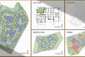 create 2d site plan, subdivision plan, plot plan master plan, zoning map rv park