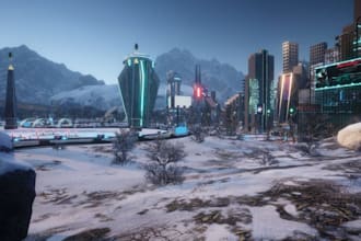 create aaa 3d worlds, terrain and interactive environment props for your project