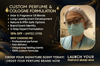 custom fragrance formulation brand ready perfumes, oils and attars