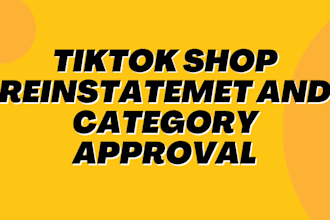 assist you in tiktok shop reinstatement and appeal process