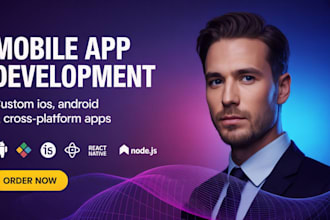 build react native mobile app as your expert react native developer