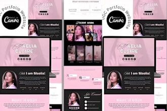 design prodfessional social media kit, press kit, epk, rate card or ugc in canva
