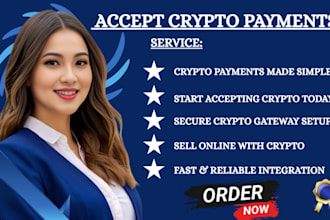 integrate crypto payment gateway on your website btc, usdt, binance pay, coinbas