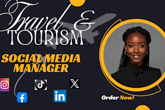 be your travel and tourism social media manager and content expert