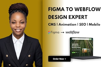webflow website, webflow developer, figma to webflow design