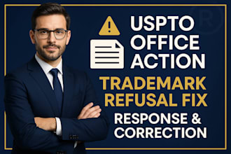 respond to your uspto office action and fix trademark refusals