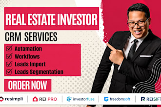 resimpli reipro investorfuse freedomsoft reisift liondesk kvcore clickup notion