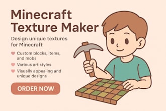 create your custom vanilla minecraft texture packs