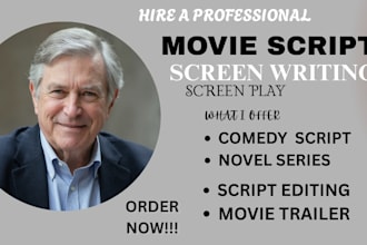 do movie script writing screenplay screenwriting comedy script stage play show