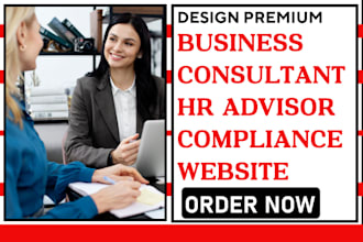 business consultant website, HR advisor, compliance coach website