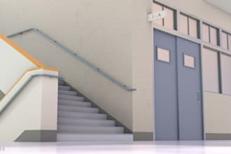 make 3d background for vtuber