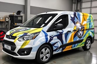 design a professional car or van wrap