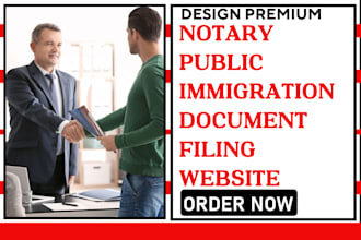 notary public website, immigration advisor, document filing website