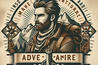 make high quality t shirt adventure vintage logo