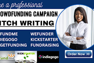write a compelling crowdfunding pitch for kickstarter, indiegogo, or gofundme