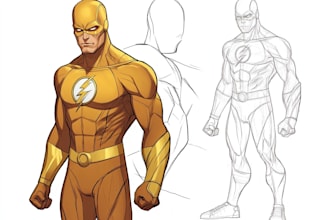 do superhero character for comics