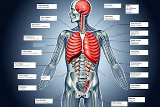 draw exercise, medical and anatomy illustrations