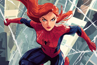 do superhero character for comics