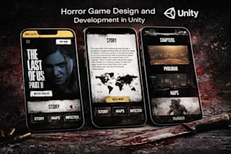do horror game design and development in unity