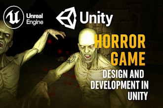 custom horror game design and development in unity