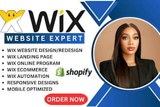 edit wix website design redesign wix website fix wix site shopify wix website VA