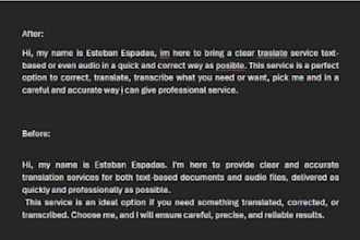 transcribe audio or video in english or spanish