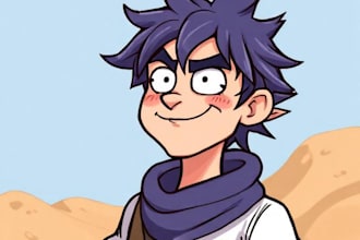 draw funny meme of your character