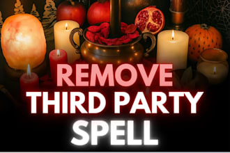 cast powerful third party removal spell, end affairs  custom protection spell
