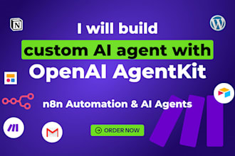 build custom ai agent with openai agentkit n8n automation make com n8n ai agent