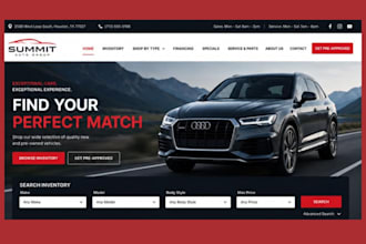 design autopart website automotive dropshipping shopify store automobile website
