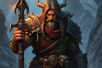 draw your oc, world of warcraft or dnd fantasy character