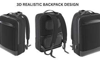 create realistic luxury and fashion bag, handbag crossbag backpack, 3d rendering