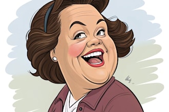 make big head cartoon caricature from your face