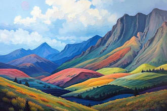 paint digital oil portraits and landscapes