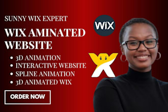 3d animated wix website design 3d wix studio 3d wix spline scrolling animation