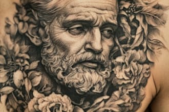 create an amazing custom tattoo design with my experience