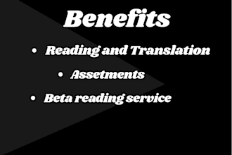 a service of beta reading