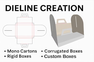 create accurate dielines for mono cartons, corrugated and mailer boxes
