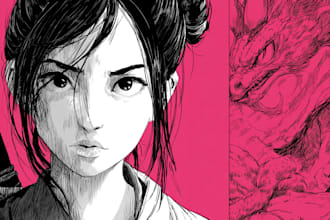 create vintage retro comic book illustration style