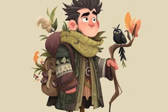 create a beautiful gothic ornamented illustration