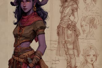 dnd character art and dnd character art
