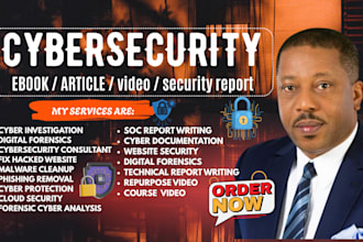 do cybersecurity ebook, video course, IT security training, repurpose video