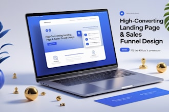 create high converting landing page or sales funnel for lead generation