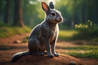 draw a cartoon animal for you
