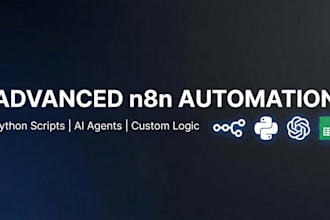 build advanced n8n workflows with python and ai agents