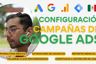 configuraré y optimizaré tus campañas de google ads para generar leads