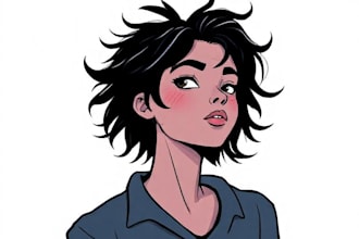 draw pretty vector art illustrations for you